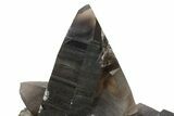 Smoky Quartz Crystal Cluster on Metal Stand - Brazil #255386-4